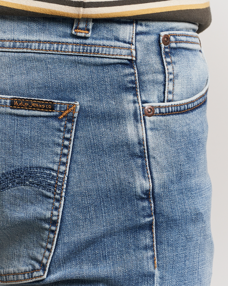 Herre | Jeans | Nudie Jeans | Lean Dean Jeans Broken Blue