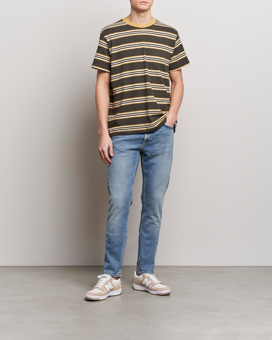 Herre | T-Shirts | Nudie Jeans | Leif Striped Crew Neck T-Shirt Multi