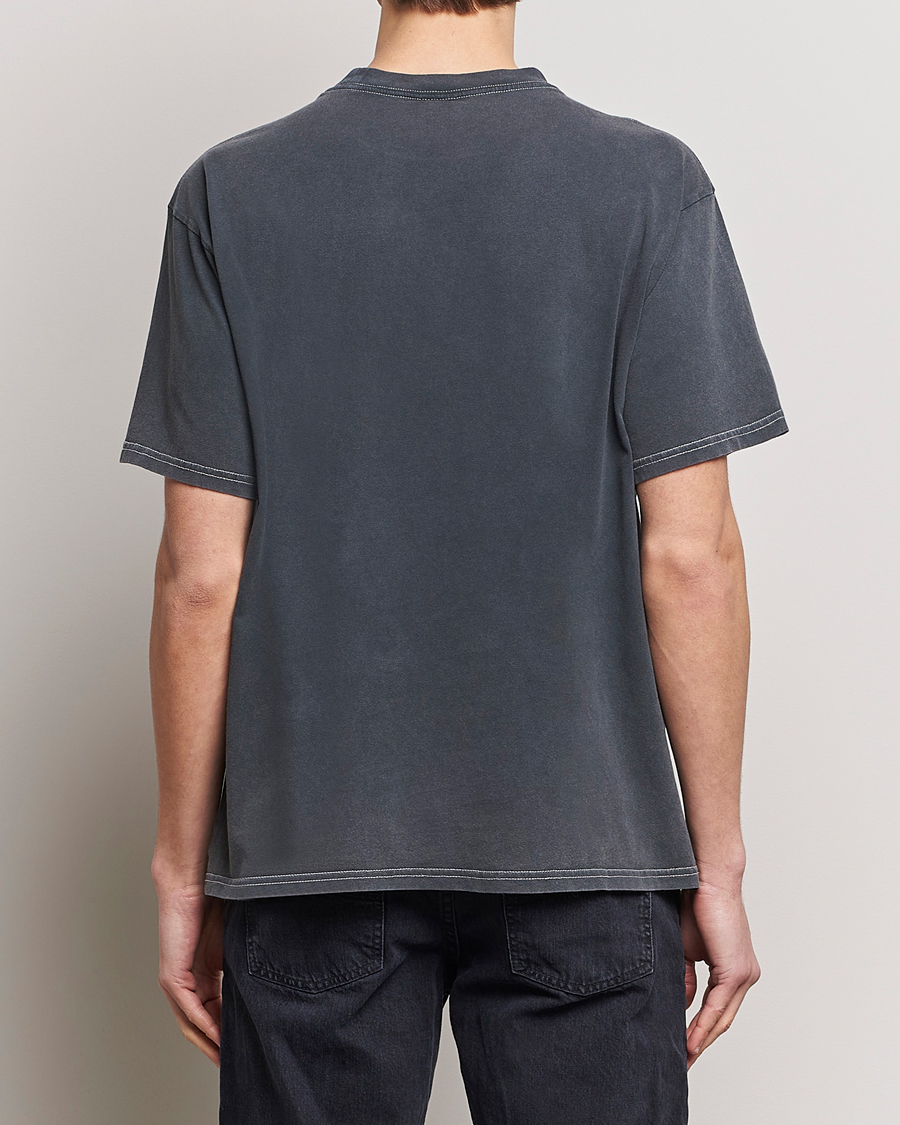 Herre | T-Shirts | Nudie Jeans | Koffe Printed Crew Neck T-Shirt Antracite