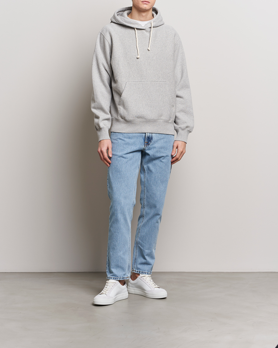 Herre | Gensere | Nudie Jeans | Fredrik Hoodie Grey Melange