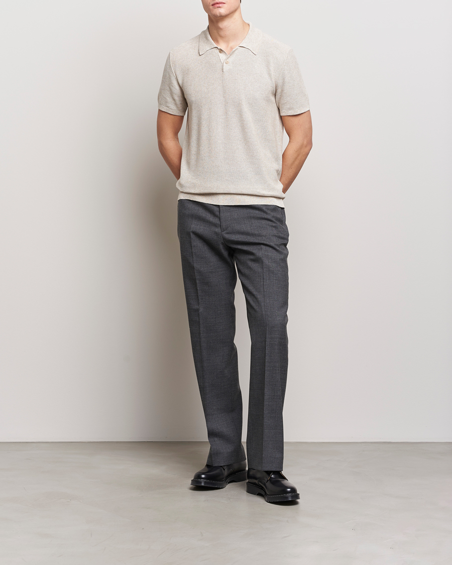 Herre | Pikéer | A.P.C. | Jay Knitted Polo Beige