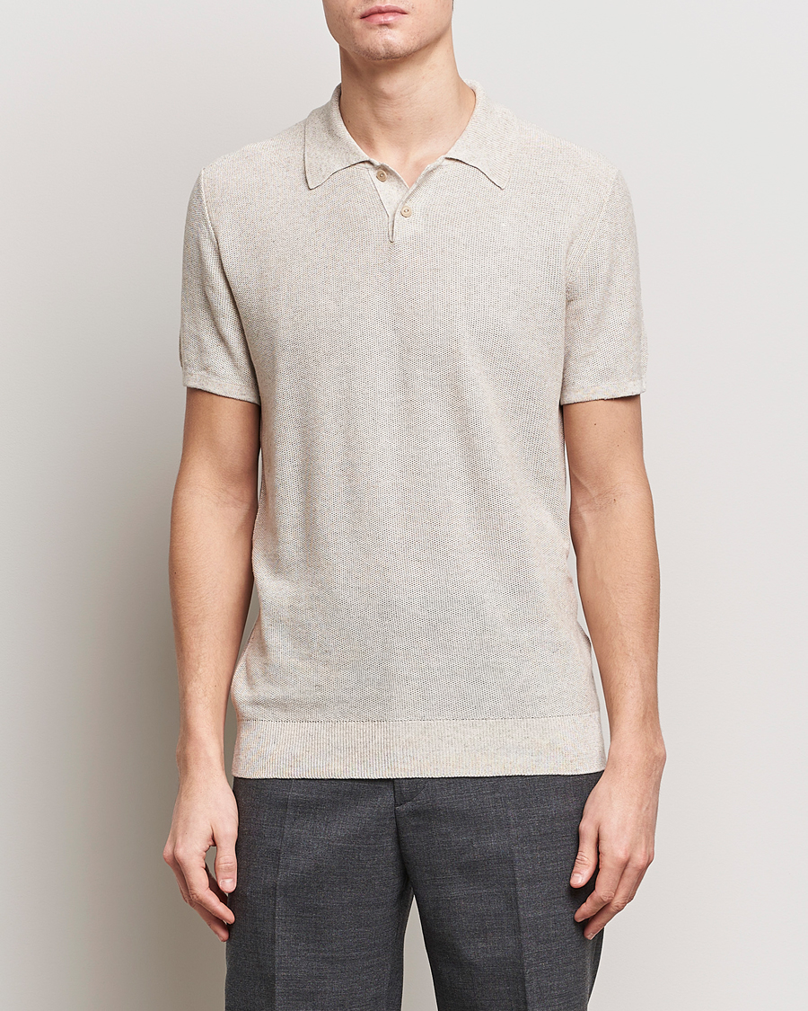 Herre | Contemporary Creators | A.P.C. | Jay Viscose/Linen Polo Beige