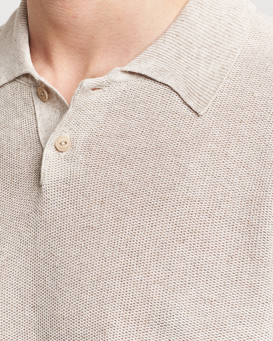 Herre | Pikéer | A.P.C. | Jay Knitted Polo Beige
