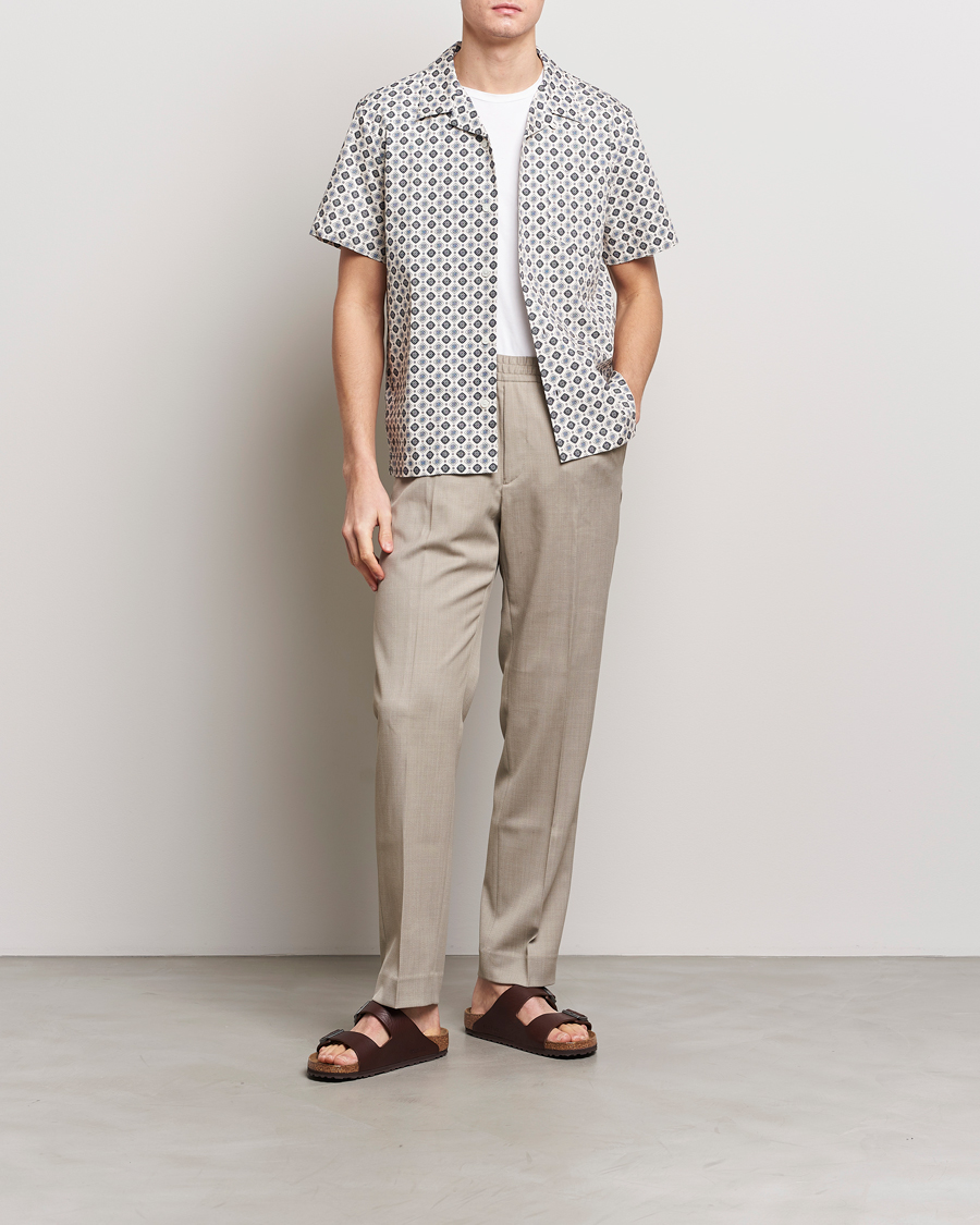 Herre | Skjorter | A.P.C. | Lloyd Printed Resort Shirt Off White