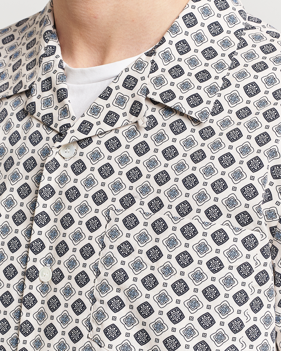 Herre | Skjorter | A.P.C. | Lloyd Printed Resort Shirt Off White