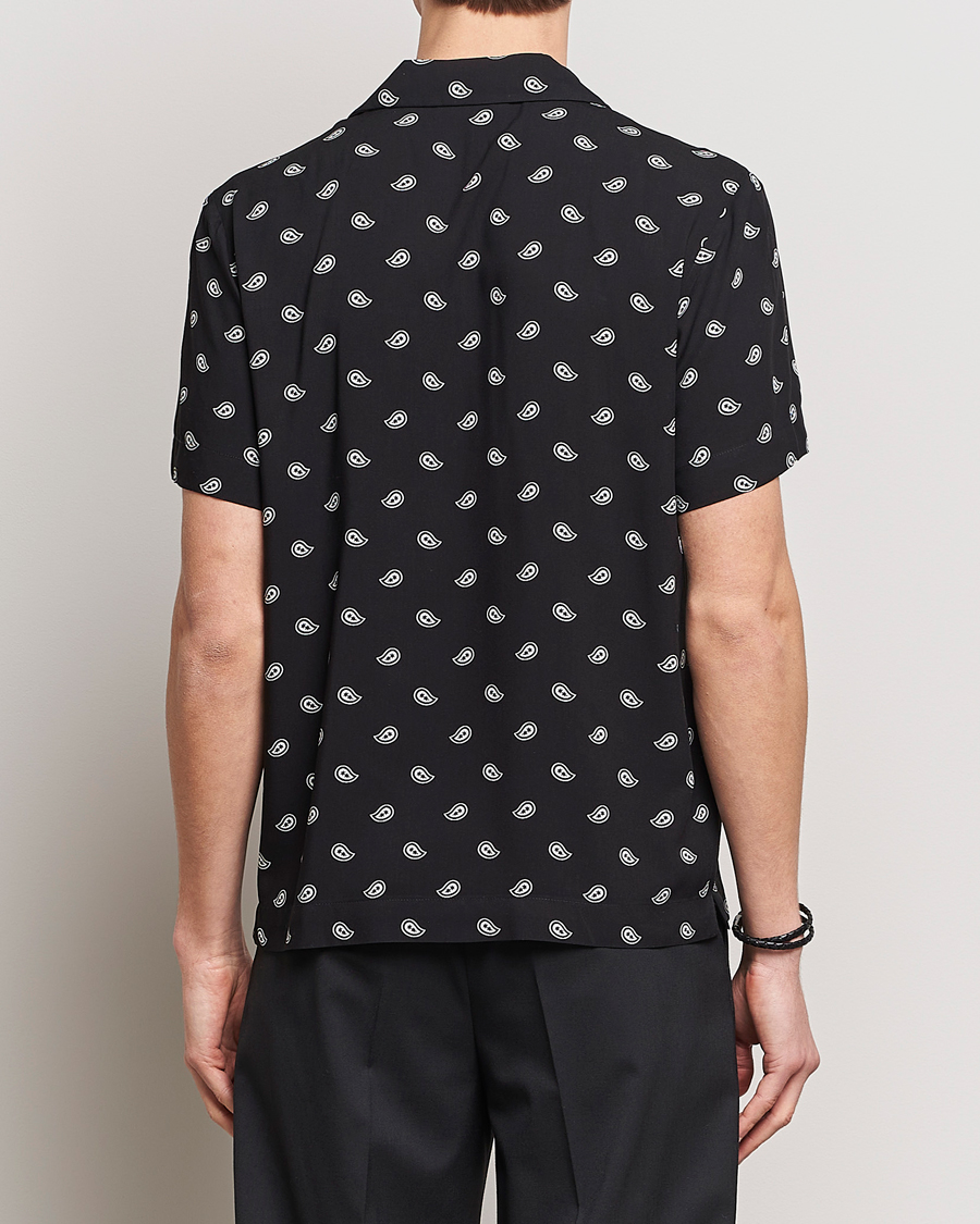 Herre | Skjorter | A.P.C. | Lloyd Printed Paisley Resort Shirt Black