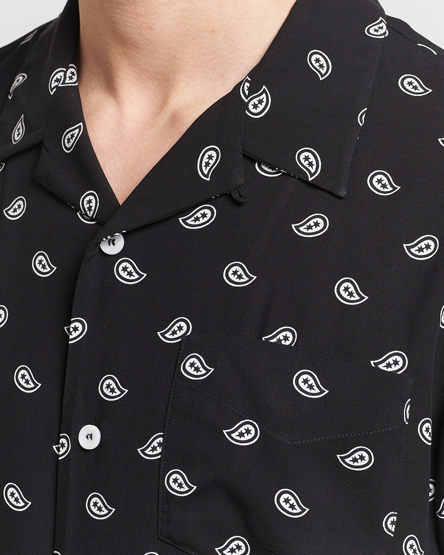 Herre | Skjorter | A.P.C. | Lloyd Printed Paisley Resort Shirt Black