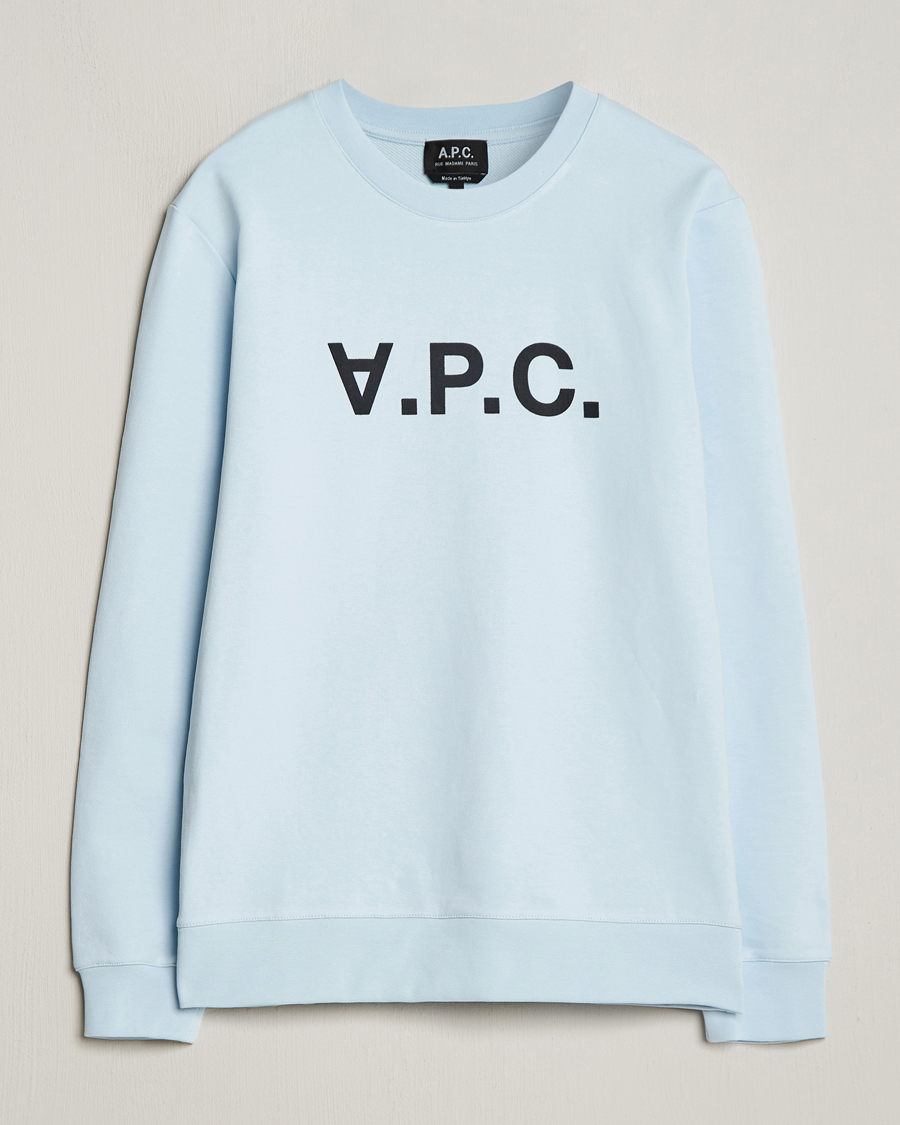 Herre | Gensere | A.P.C. | VPC Sweatshirt Light Blue