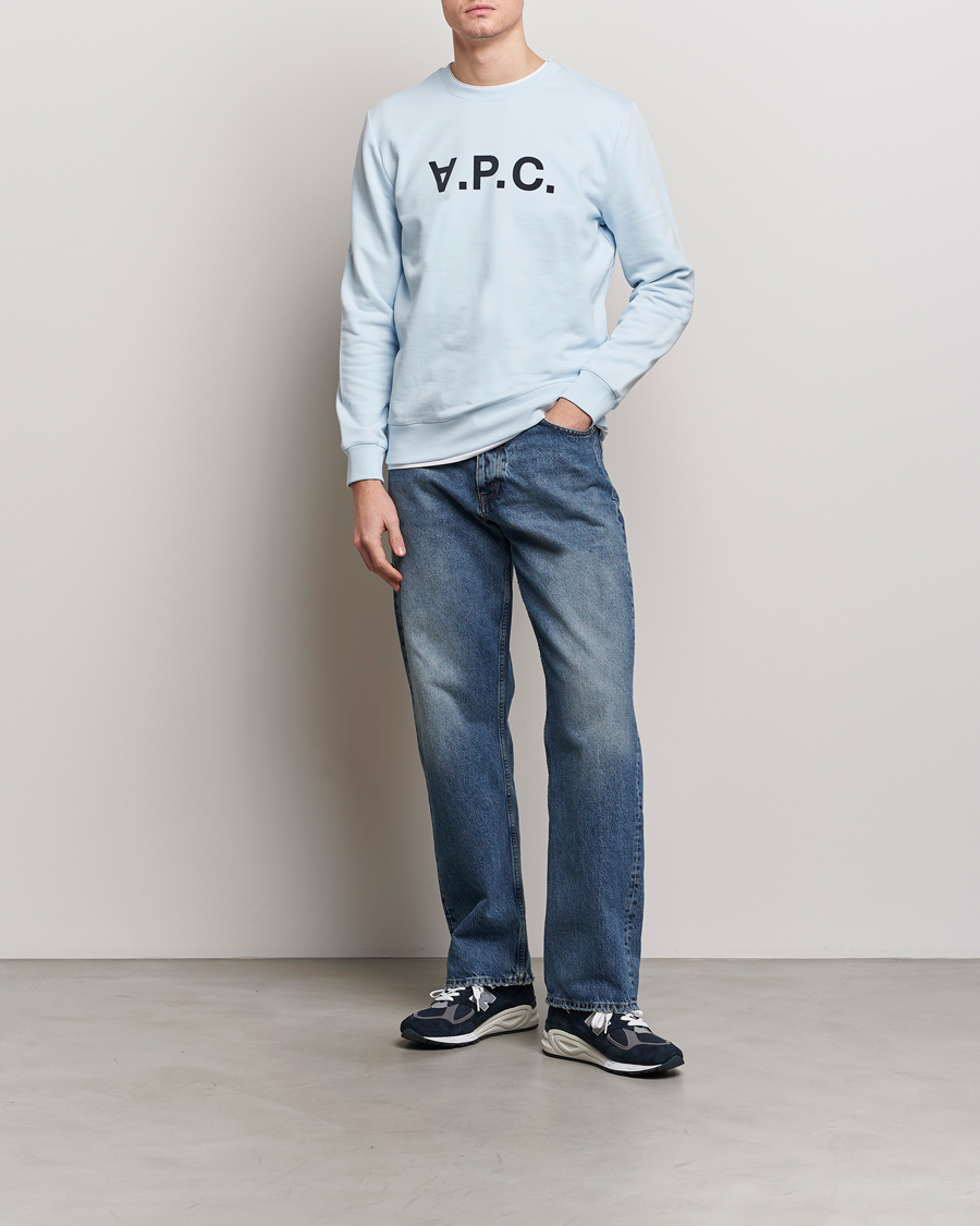 Herre | Gensere | A.P.C. | VPC Sweatshirt Light Blue