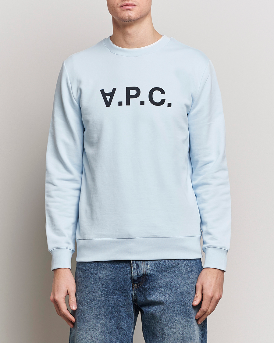 Herre | Salg | A.P.C. | VPC Sweatshirt Light Blue