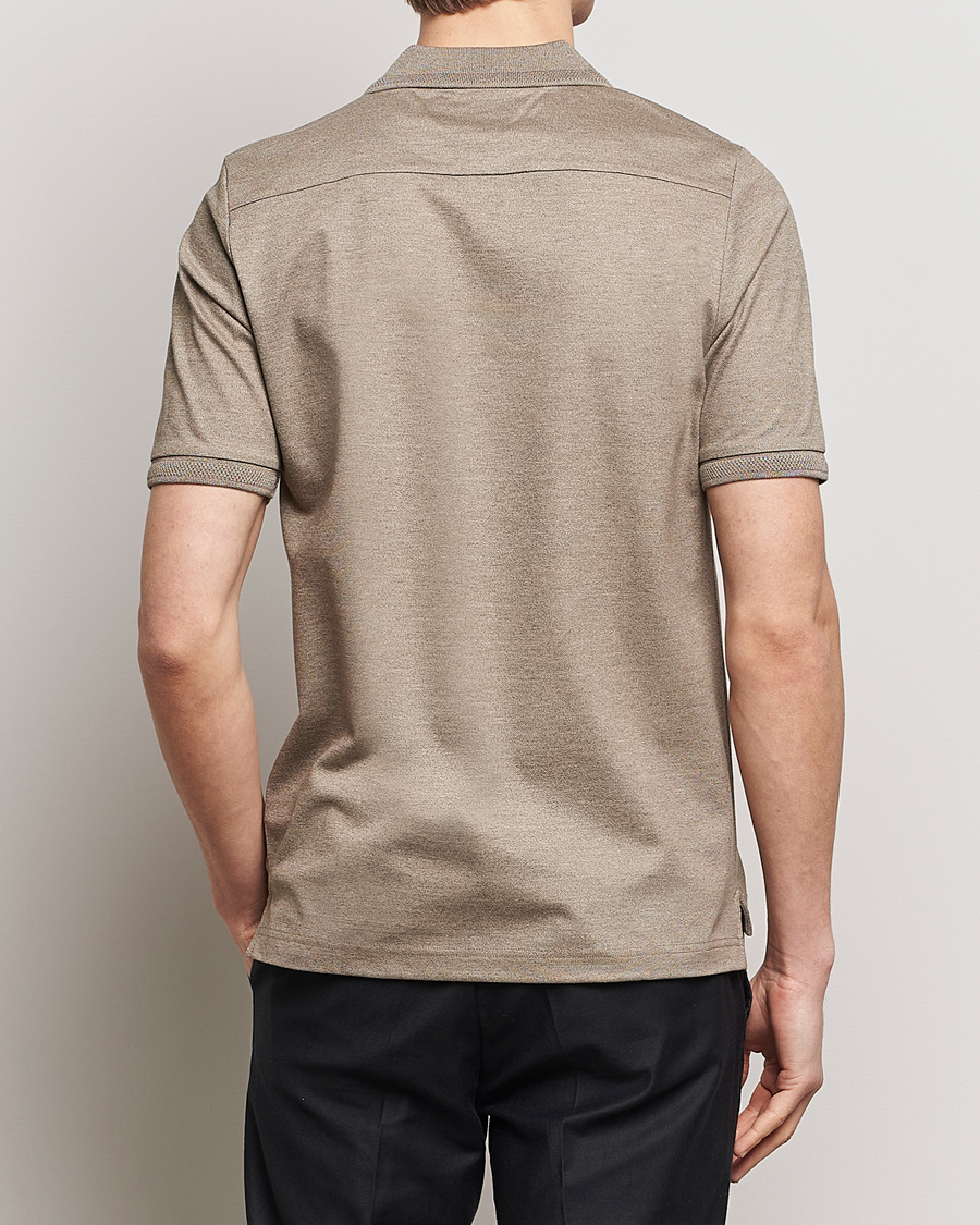 Herre | Pikéer | Eton | Pique Polo Shirt Beige