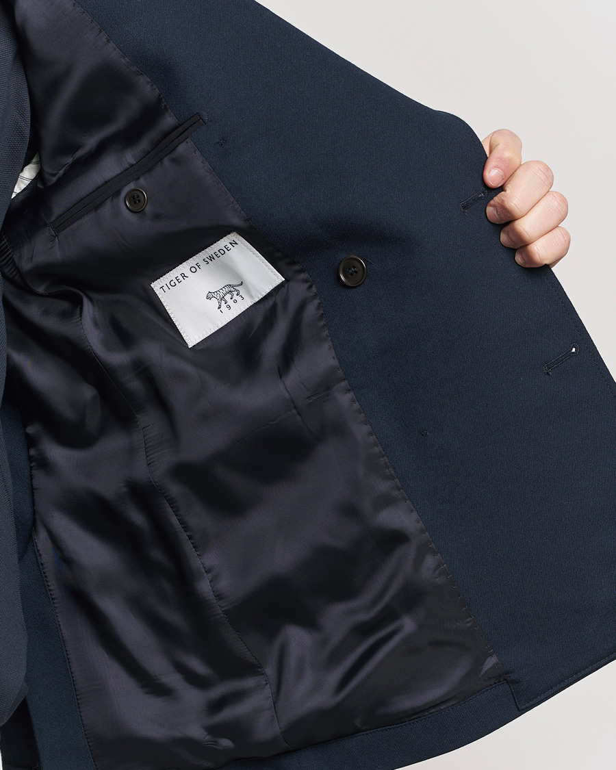 Herre | Dressjakker | Tiger of Sweden | Jeen Double Breasted Blazer Light Ink
