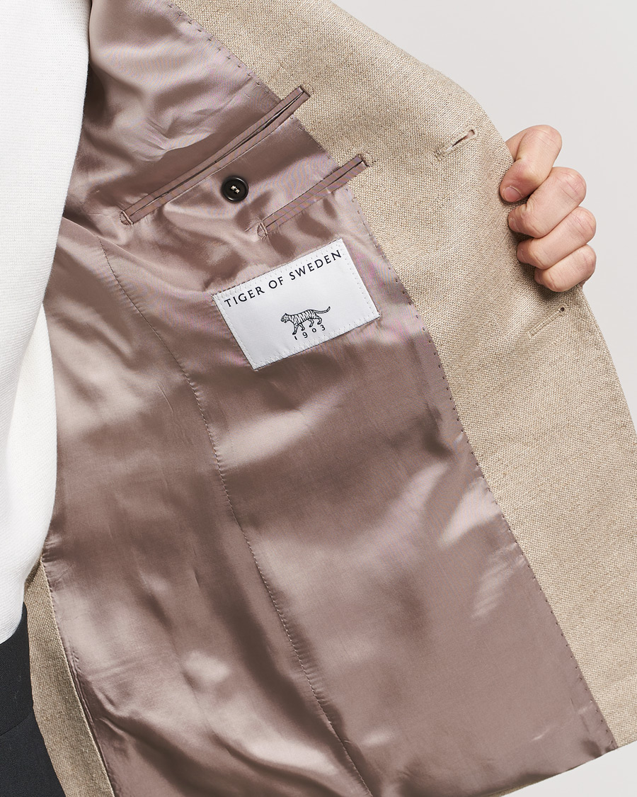 Herre | Dressjakker | Tiger of Sweden | Justin Linen Blazer Feather