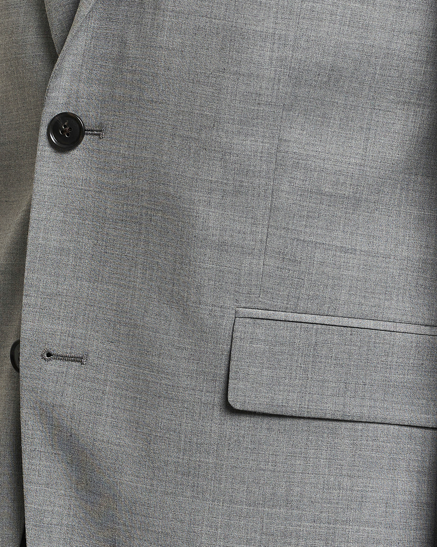 Herre | Dressjakker | Tiger of Sweden | Justin Wool Travel Suit Blazer Grey Melange