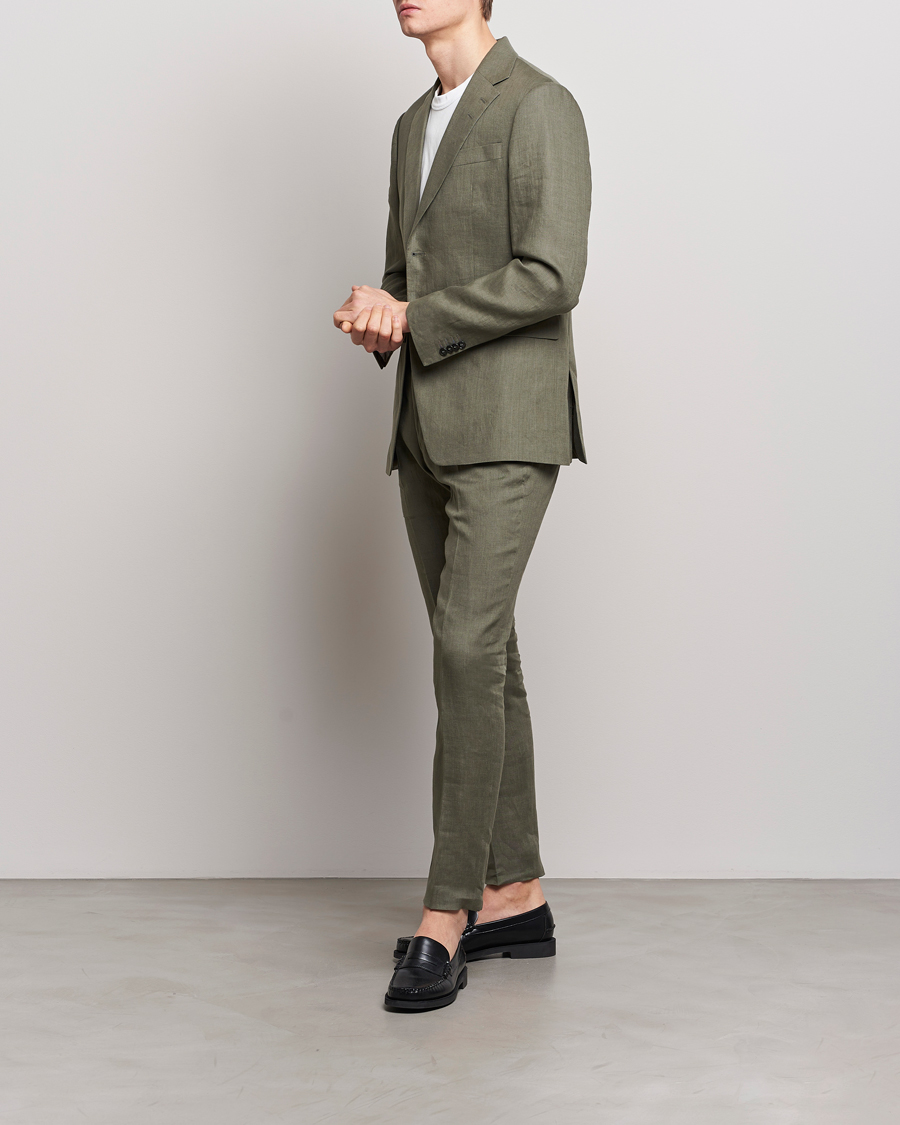 Herre | Dressjakker | Tiger of Sweden | Justin Linen Blazer Thyme