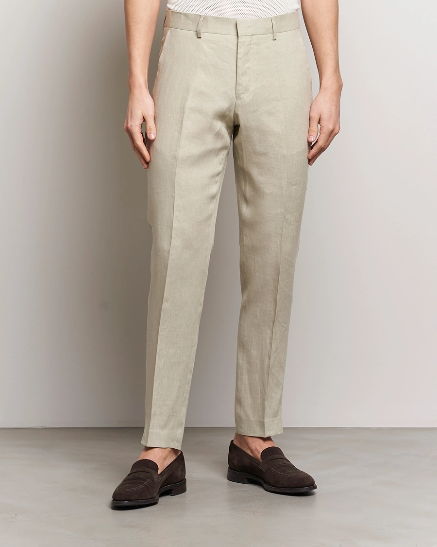 Herre |  | Tiger of Sweden | Tenuta Linen Suit Trousers Dawn Misty