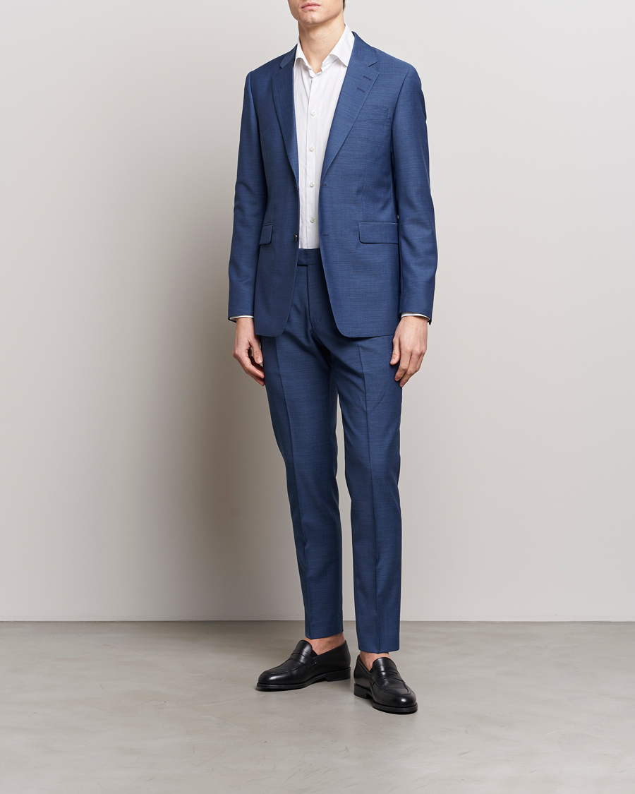 Herre | Dressjakker | Tiger of Sweden | Justin Wool Blazer Smokey Blue