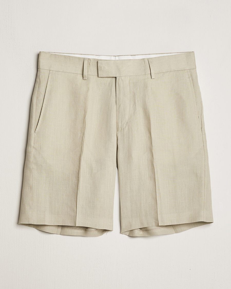 Herre | Shorts | Tiger of Sweden | Thiago Linen Shorts Dawn Misty