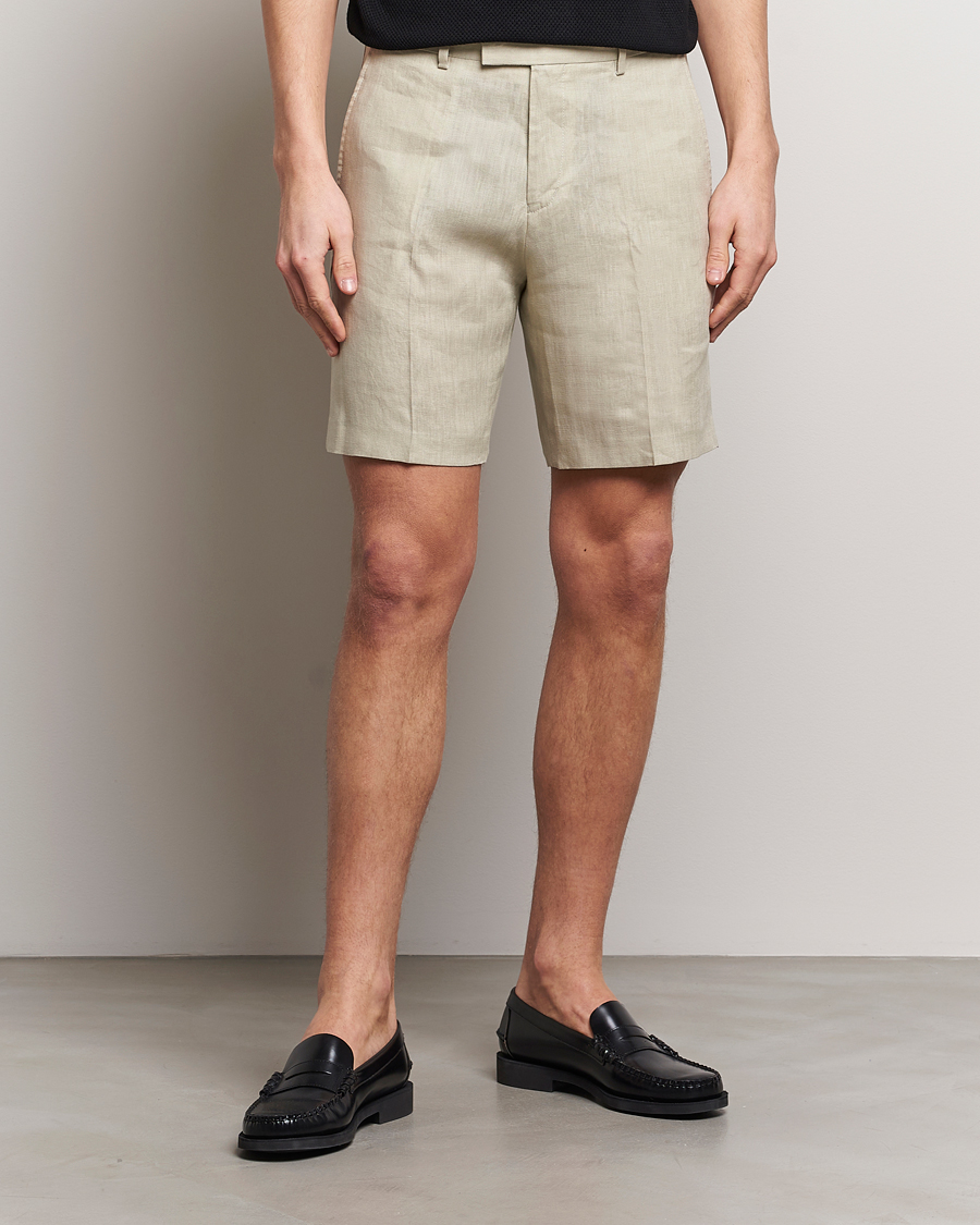 Herre |  | Tiger of Sweden | Thiago Linen Shorts Dawn Misty