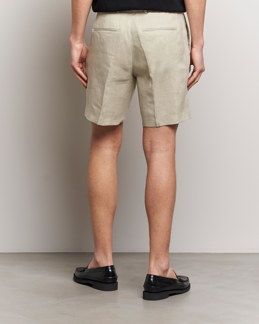 Herre | Shorts | Tiger of Sweden | Thiago Linen Shorts Dawn Misty