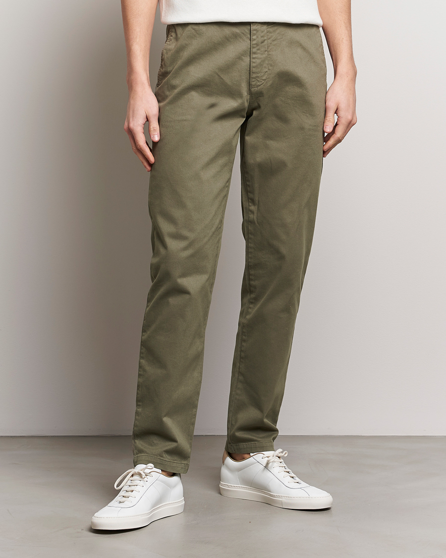 Herre | Jakke og bukse | Tiger of Sweden | Caidon Cotton Chinos Dusty Green