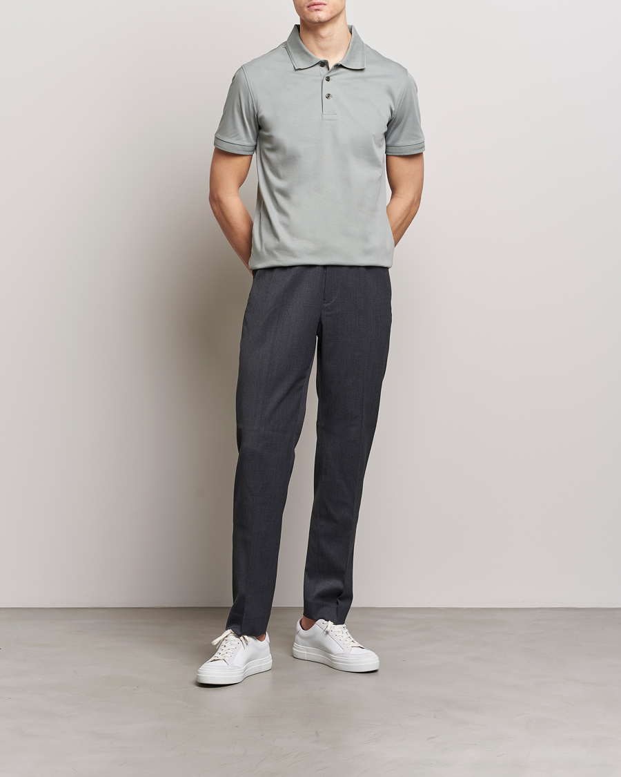 Herre | Pikéer | Tiger of Sweden | Riose Cotton Polo Shadow