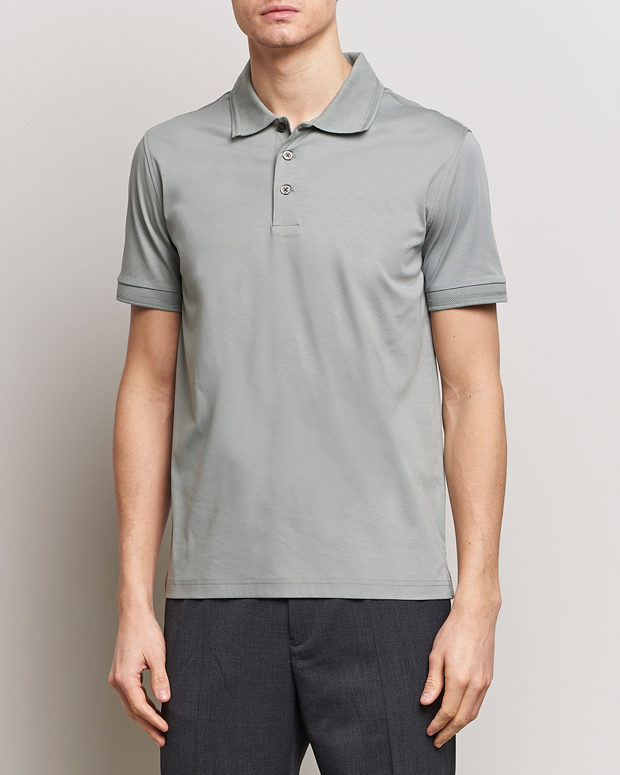 Herre | Pikéer | Tiger of Sweden | Riose Cotton Polo Shadow