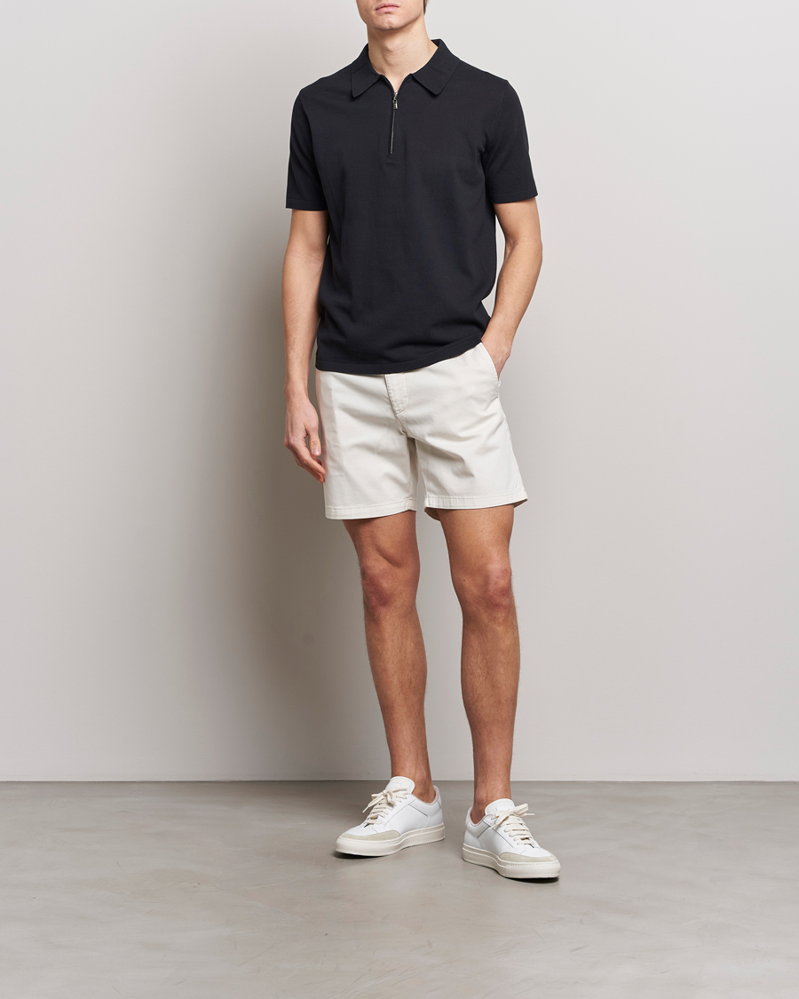 Herre | Pikéer | Tiger of Sweden | Orbit Knitted Cotton Polo Dark Sailing