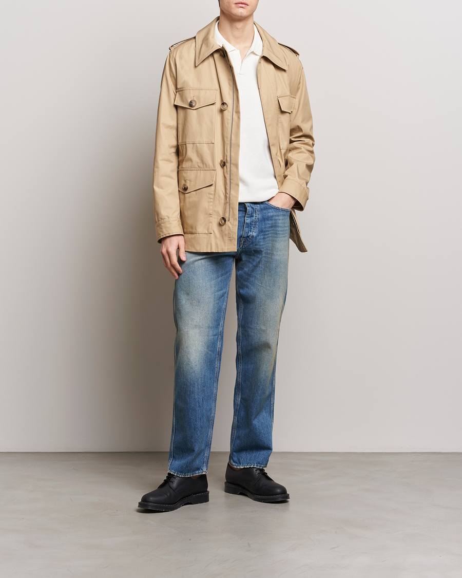 Herre | Jakker | Tiger of Sweden | Bendrik Cotton Field Jacket Moon Stone