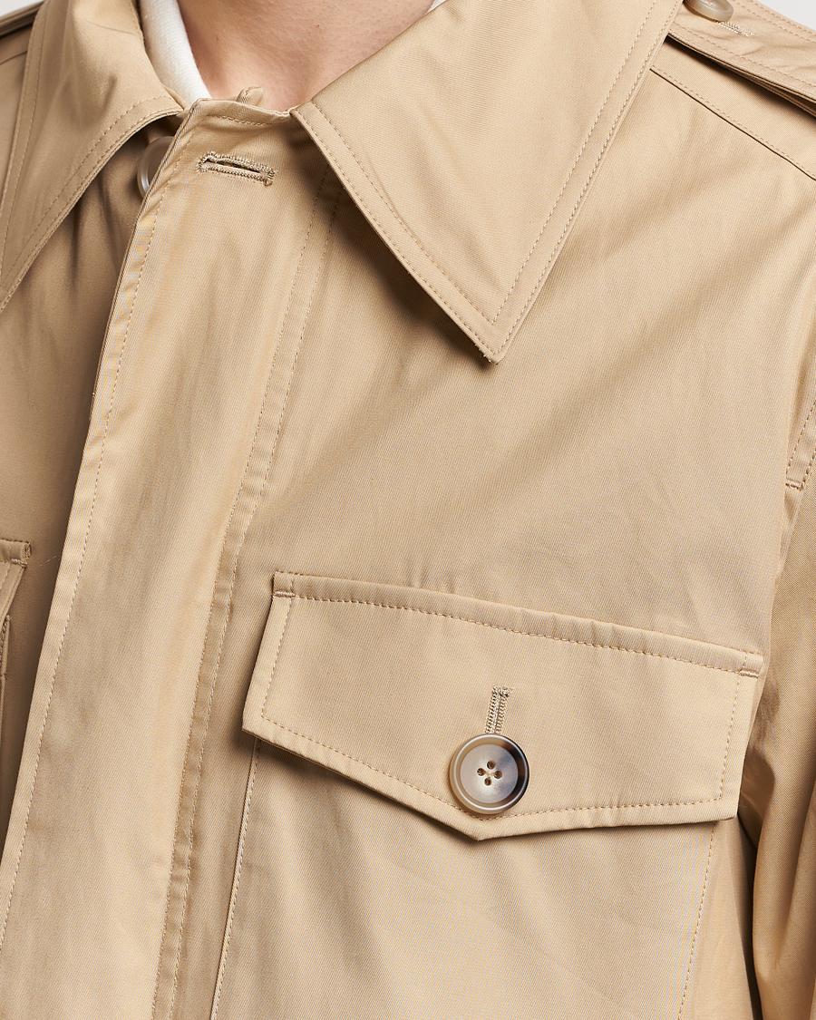 Herre | Jakker | Tiger of Sweden | Bendrik Cotton Field Jacket Moon Stone