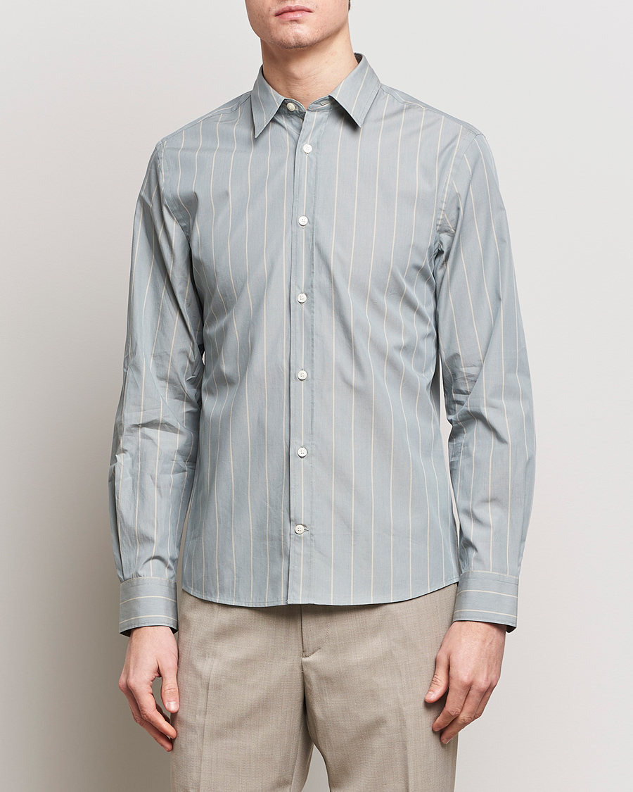 Herre | Casual | Tiger of Sweden | Spenser Cotton Shirt Shadow