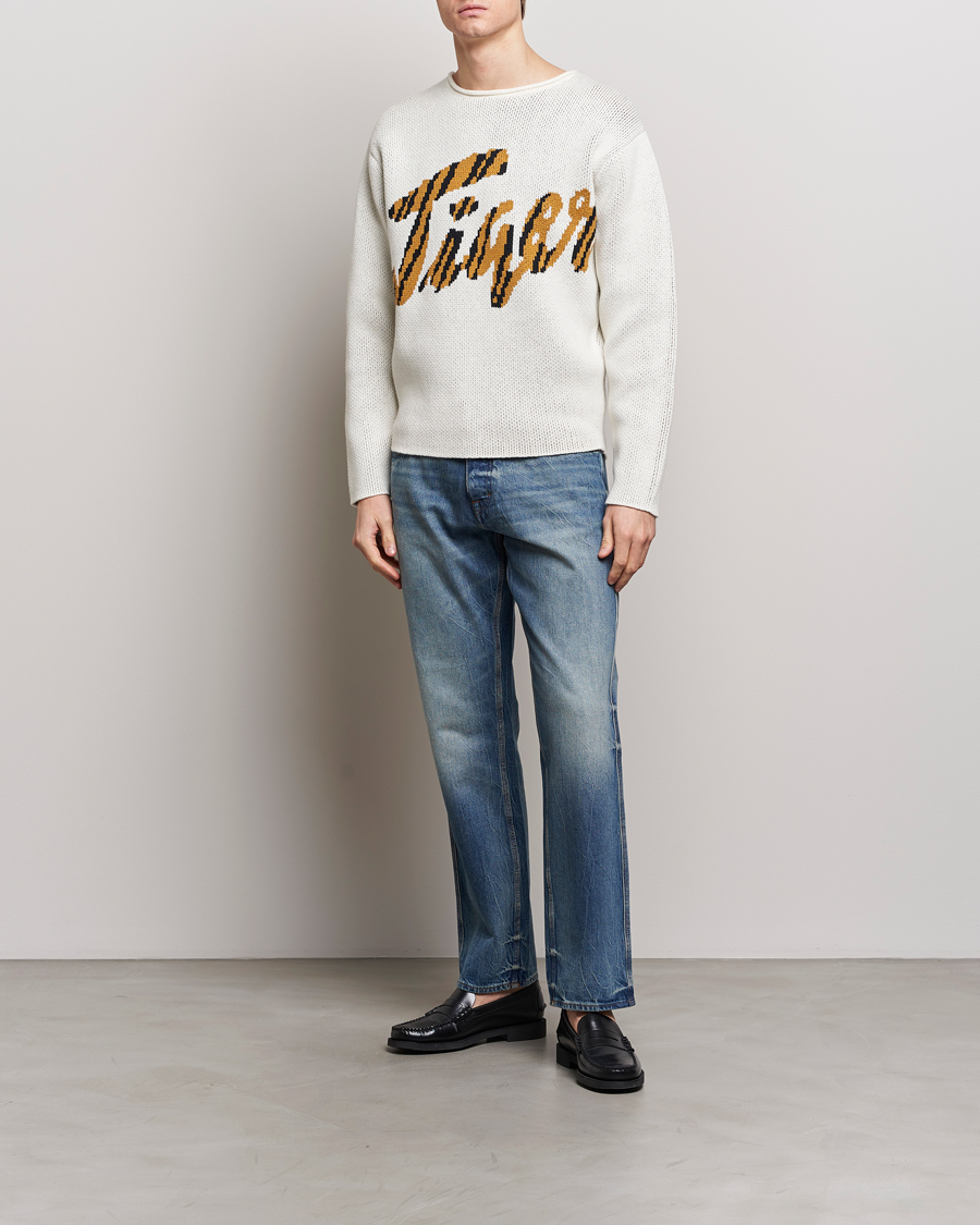 Herre | Gensere | Tiger of Sweden | Bobi Heavy Knitted Sweater Off White