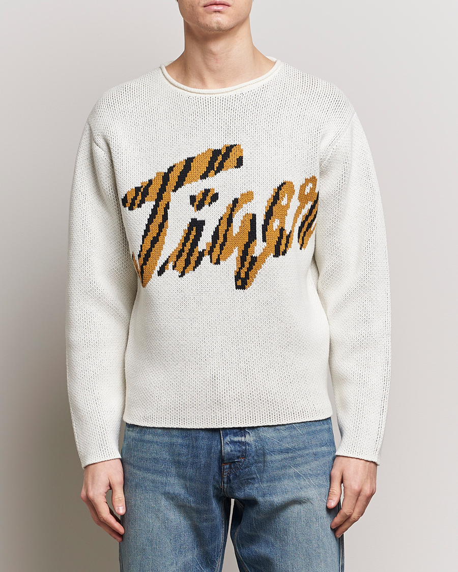 Herre | Klær | Tiger of Sweden | Bobi Heavy Knitted Sweater Off White