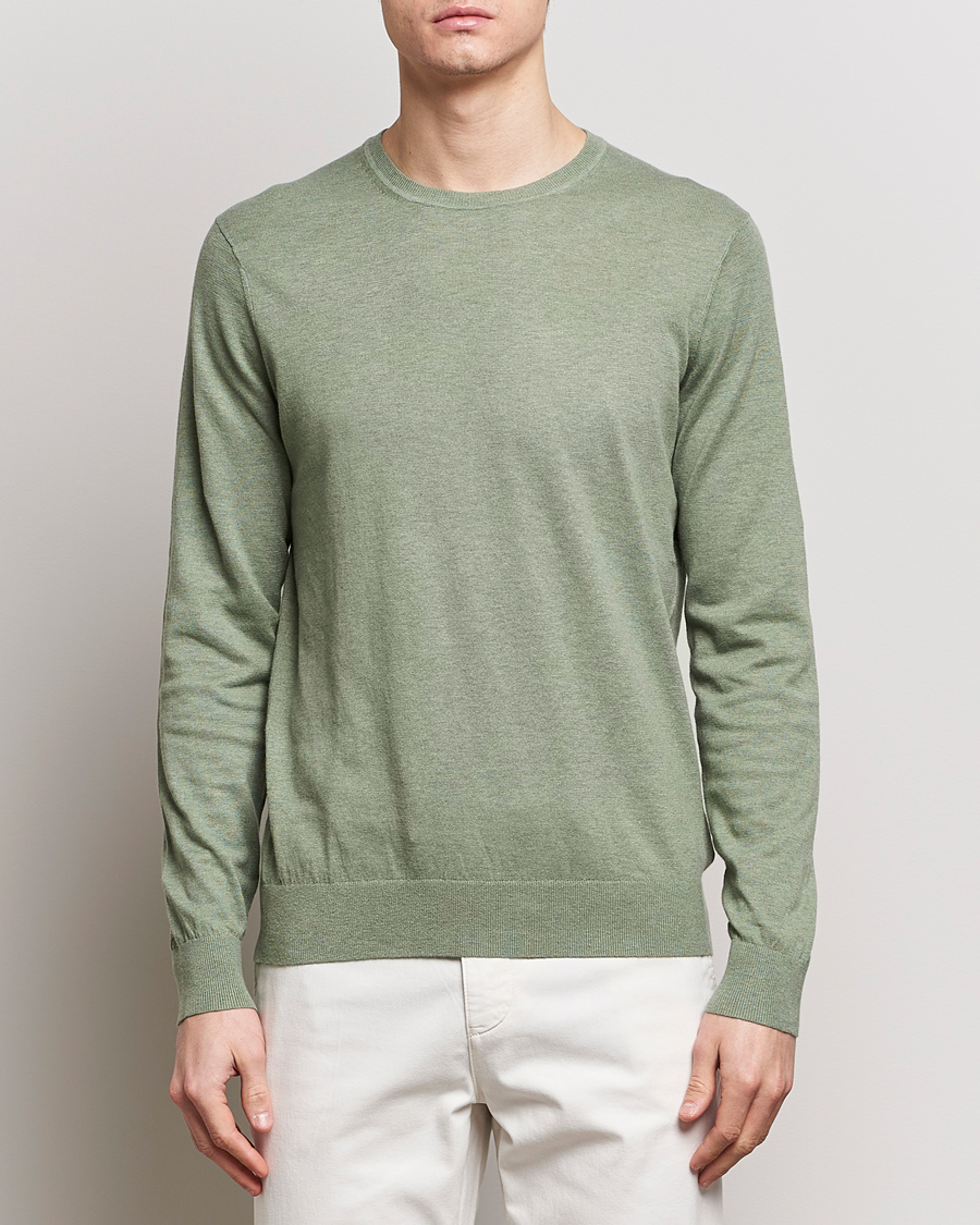 Herre | Tøj | Tiger of Sweden | Michas Cotton/Linen Knitted Sweater Shadow