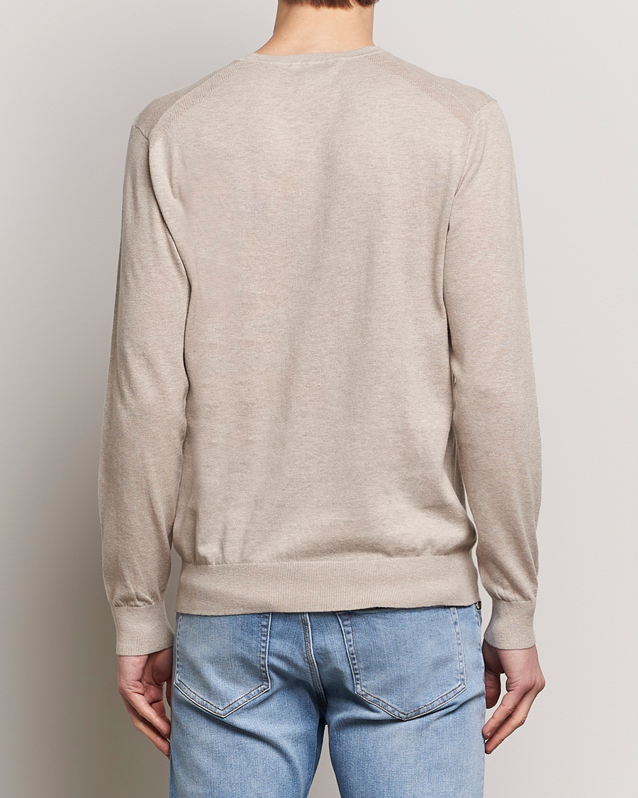 Herre | Gensere | Tiger of Sweden | Michas Cotton/Linen Knitted Sweater Soft Latte