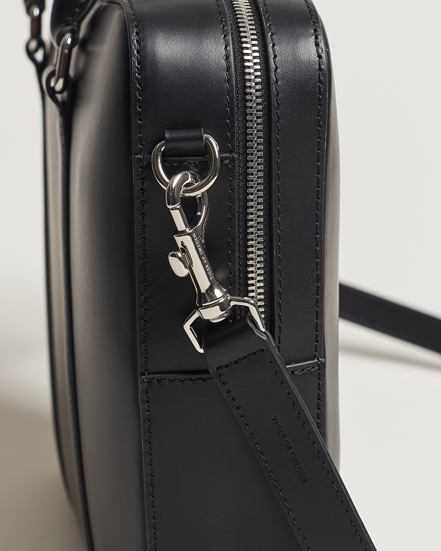 Herre | Tiger of Sweden Brevis Smooth Leather Briefcase Black | Tiger of Sweden | Brevis Smooth Leather Briefcase Black