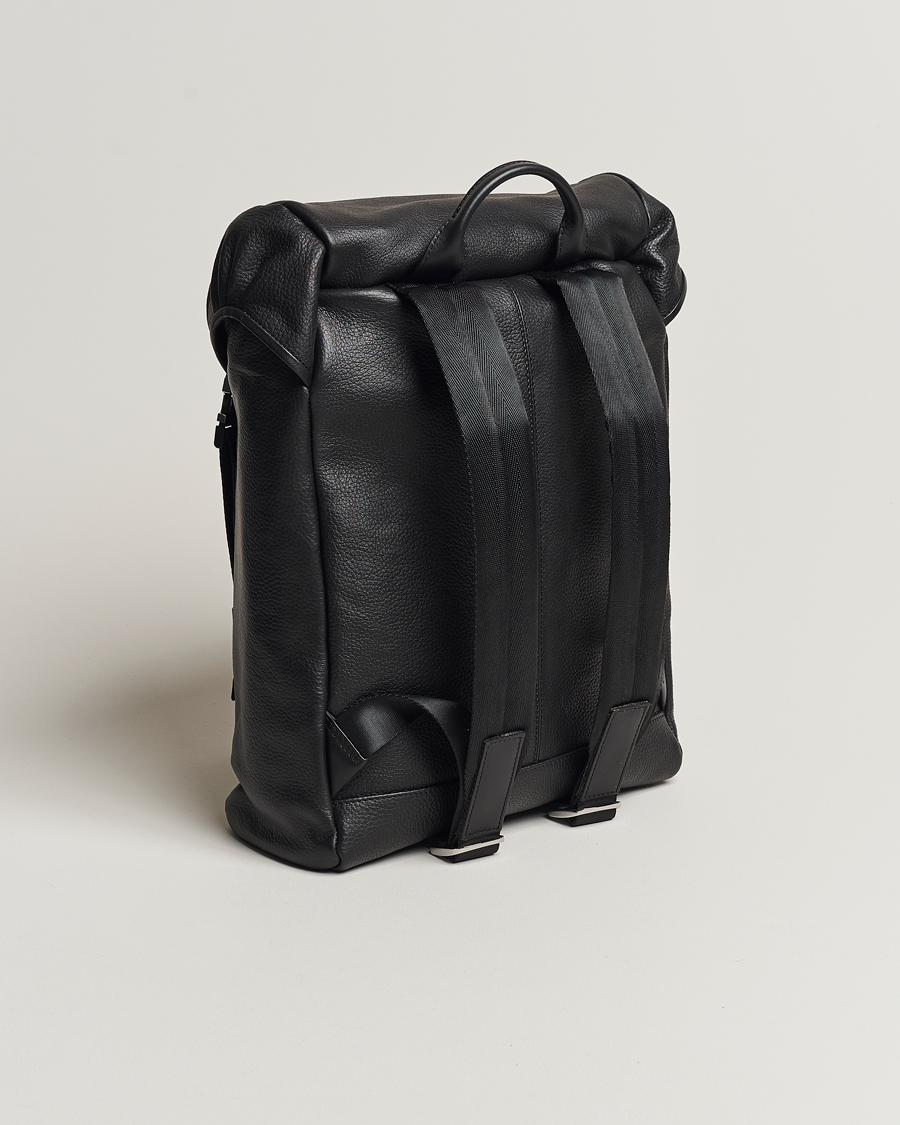 Herre | Tiger of Sweden Baha Grained Leather Backpack Black | Tiger of Sweden | Baha Grained Leather Backpack Black