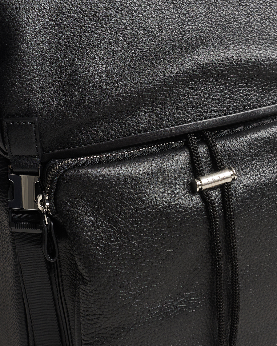 Herre | Tiger of Sweden Baha Grained Leather Backpack Black | Tiger of Sweden | Baha Grained Leather Backpack Black