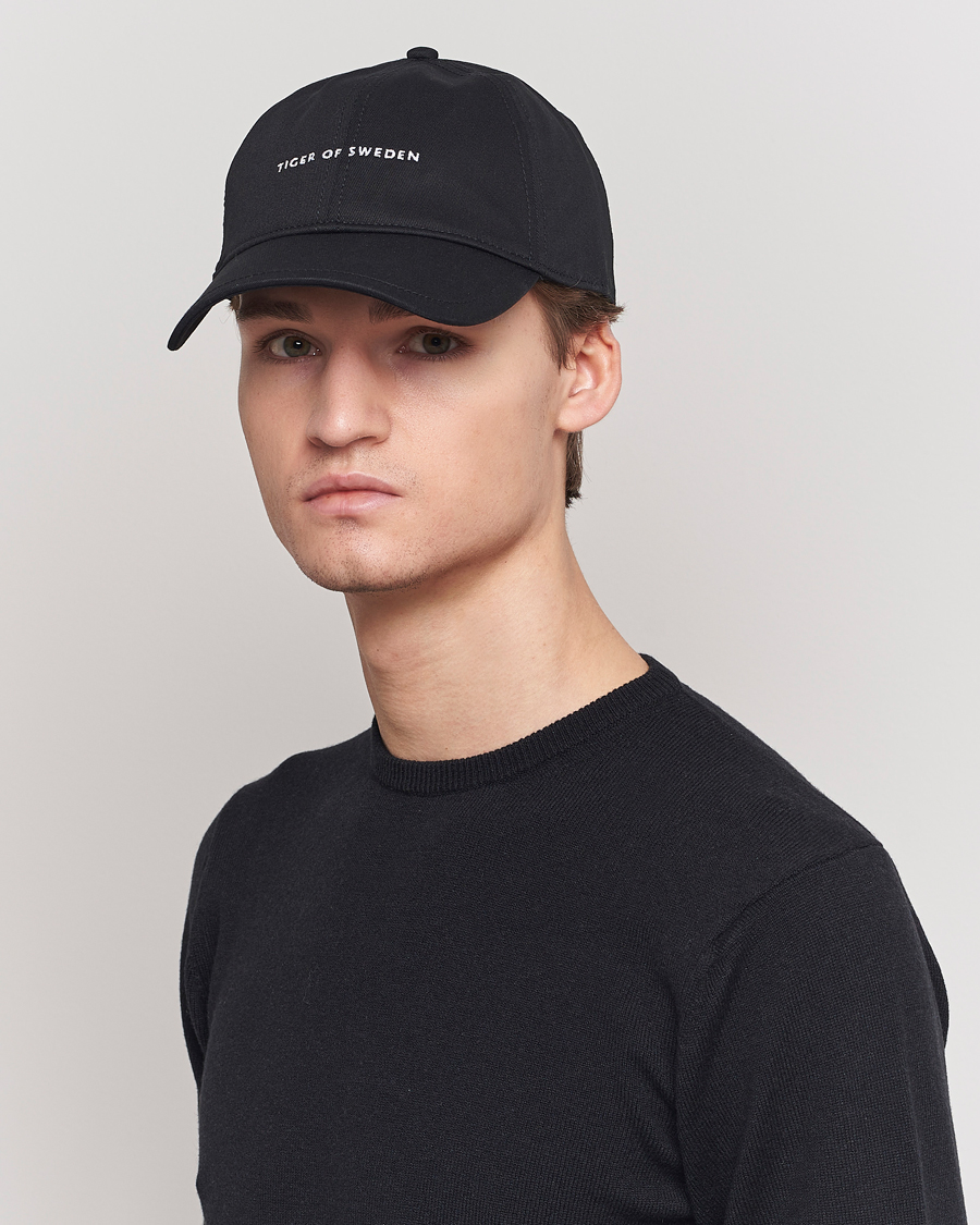 Herre | Hatter og capser | Tiger of Sweden | Hent Cotton Cap Black