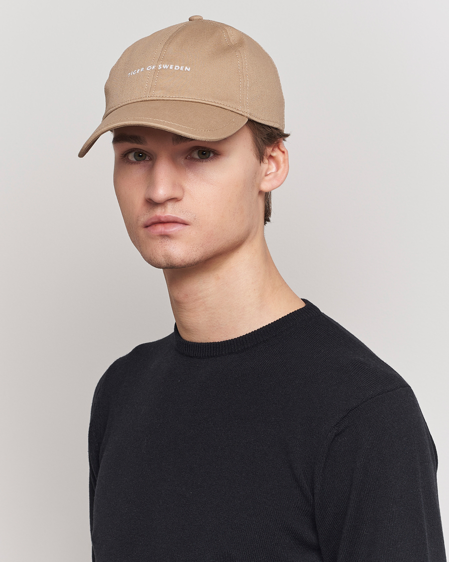 Herre | Assesoarer | Tiger of Sweden | Hent Cotton Cap Putty Beige