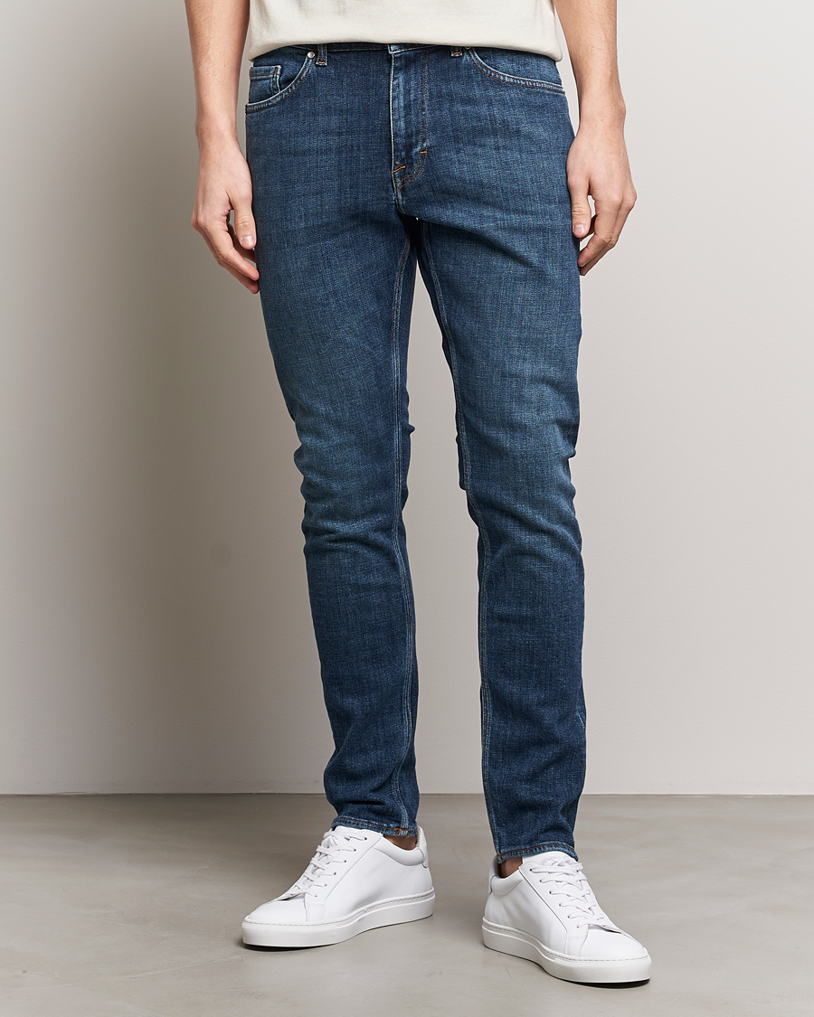 Herre | Tiger of Sweden | Tiger of Sweden | Evolve Jeans Medium Blue