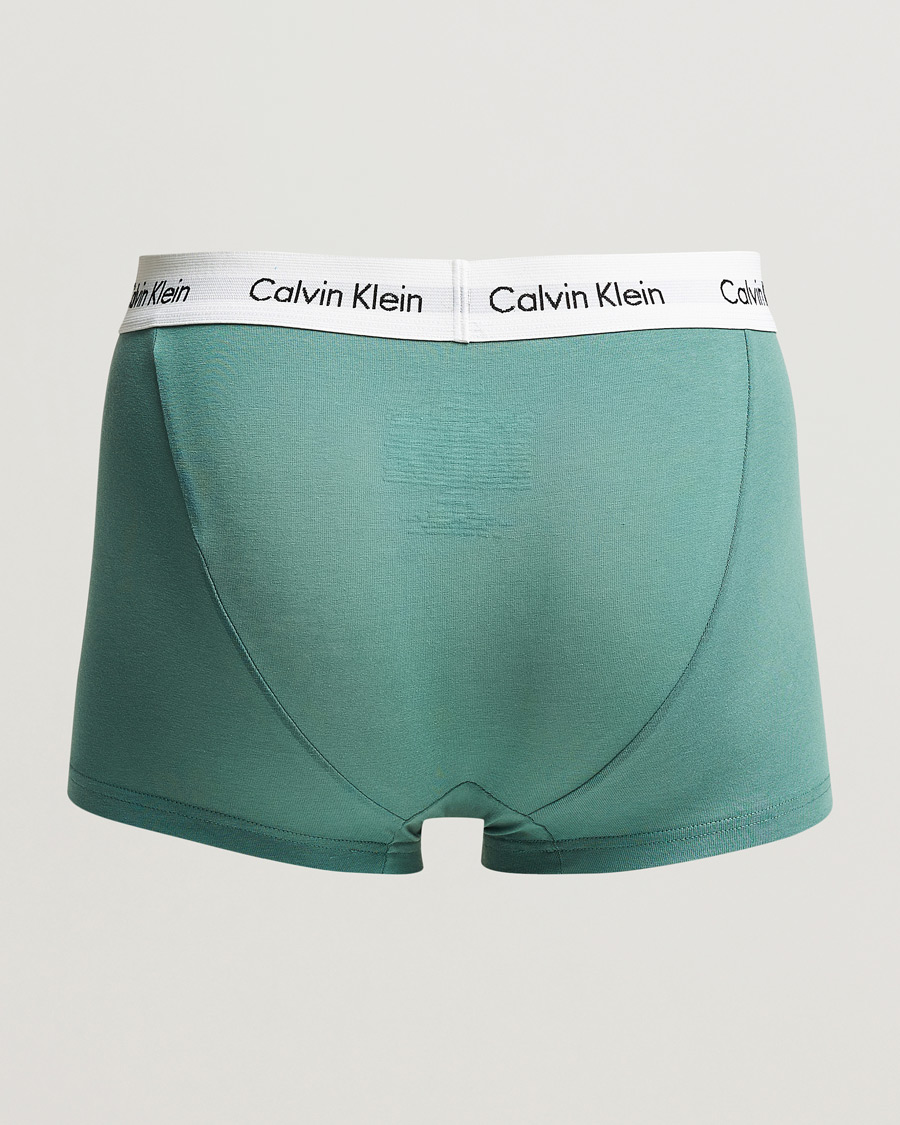 Herre | Klær | Calvin Klein | Cotton Stretch Trunk 3-pack Blue/Dust Blue/Green