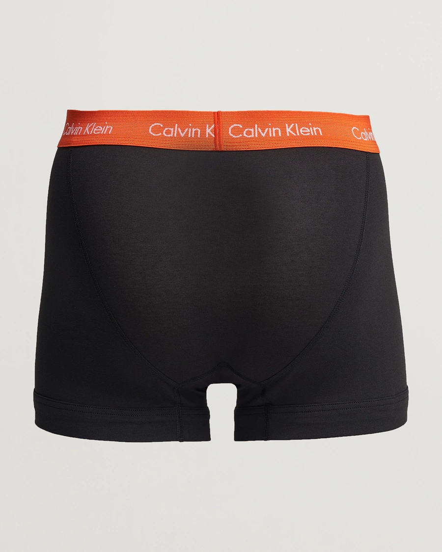 Herre |  | Calvin Klein | Cotton Stretch Trunk 3-pack Red/Grey/Moss