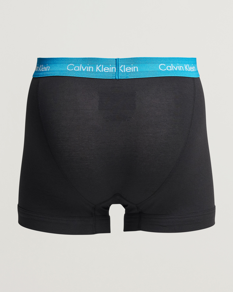 Herre | Trunks | Calvin Klein | Cotton Stretch Trunk 3-pack Blue/Dust Blue/Green