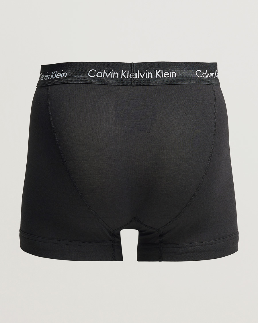 Herre | Klær | Calvin Klein | Cotton Stretch Trunk 3-pack Black/Rose/Ocean