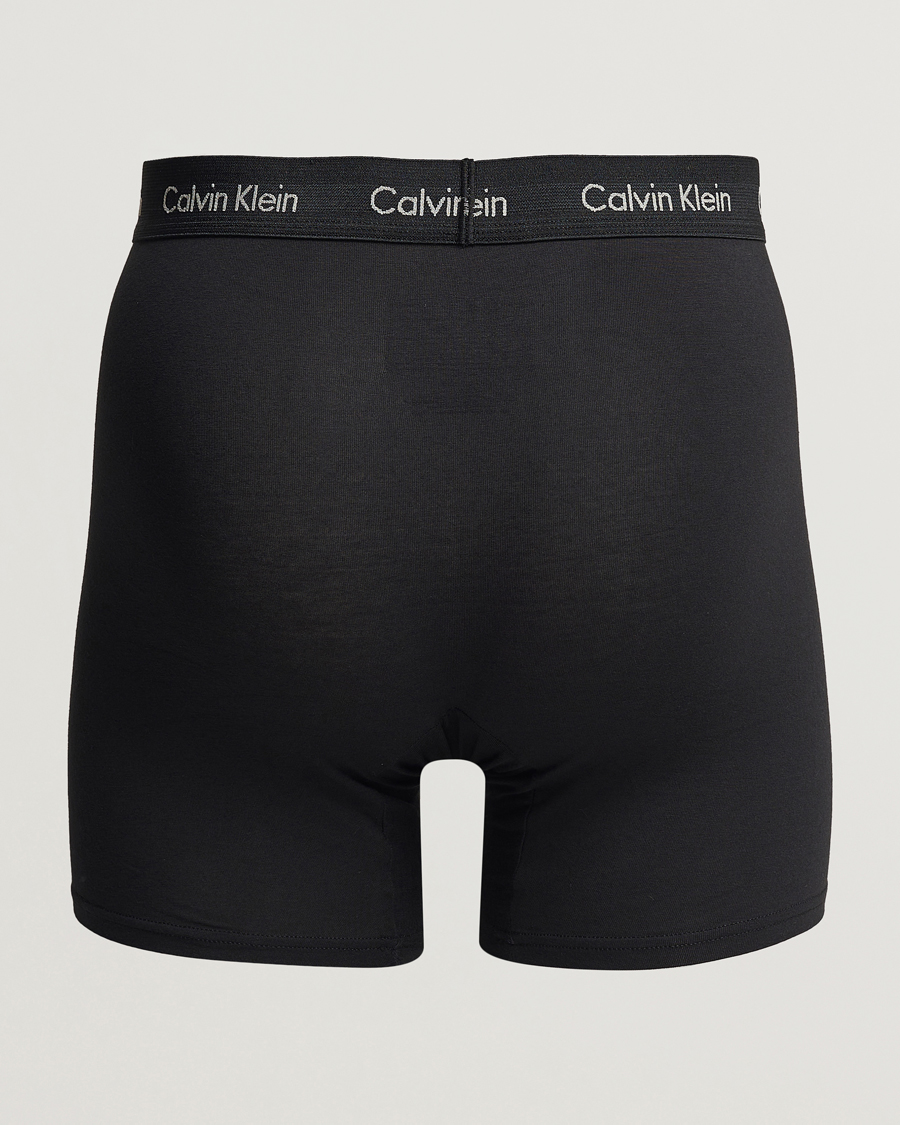 Herre | Underbukser | Calvin Klein | Cotton Stretch 3-Pack Boxer Breif Black