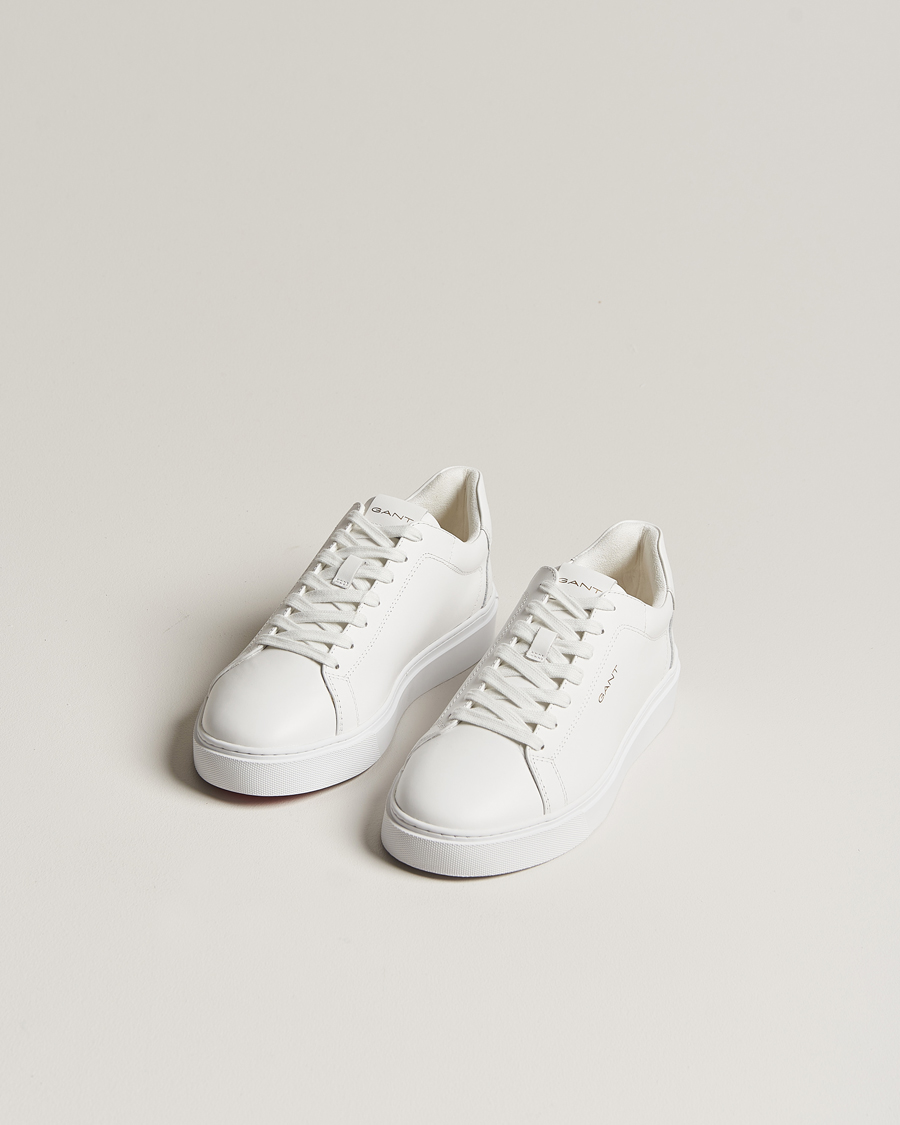 Herre | Preppy Authentic | GANT | Mc Julien Leather Sneaker White