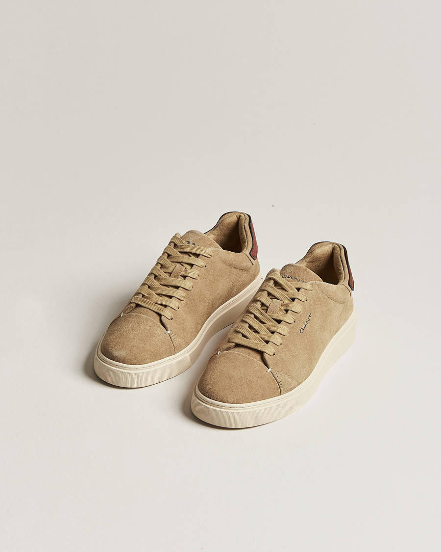 Herre | Sneakers med lavt skaft | GANT | Mc Julien Suede Sneaker Dark Khaki