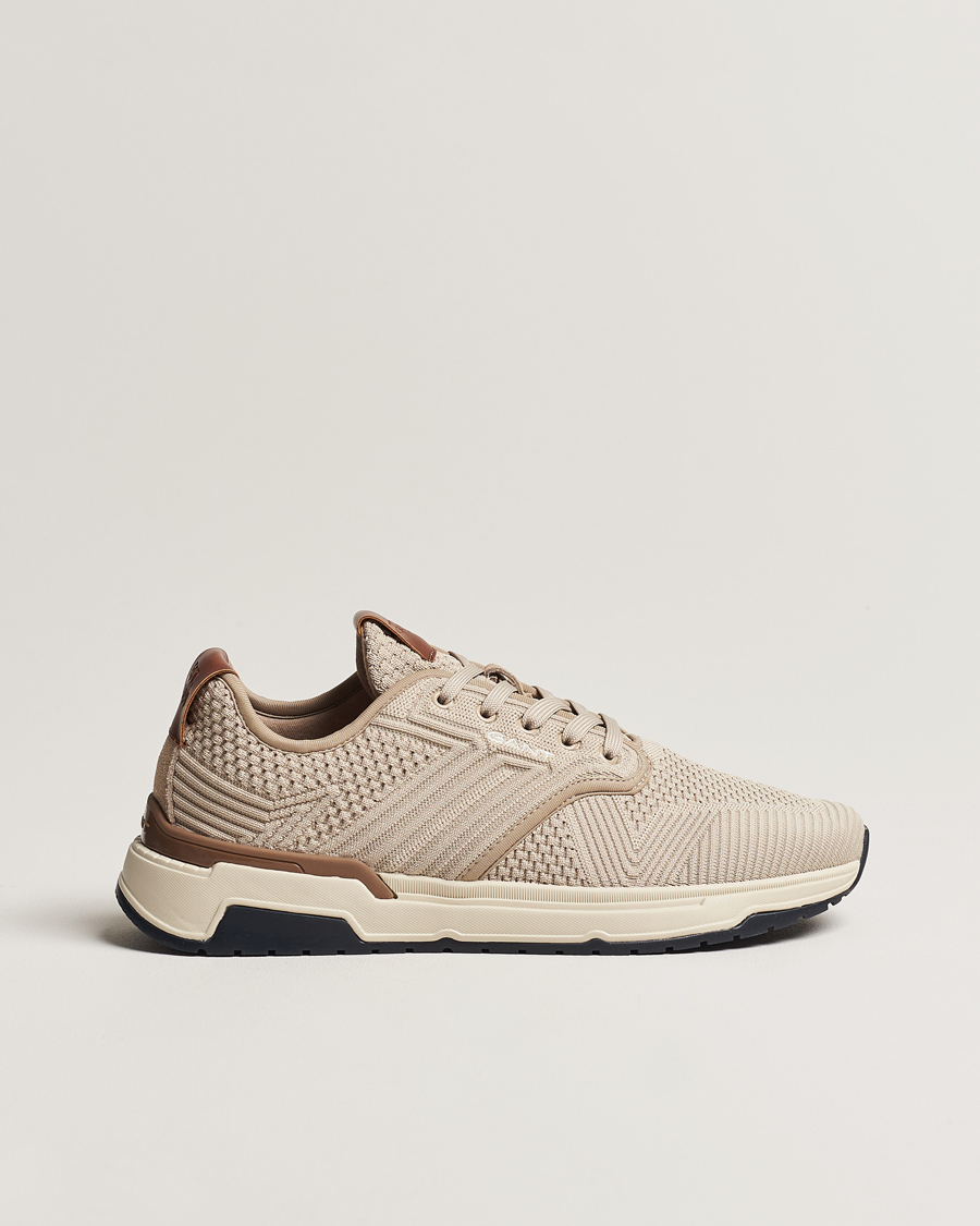 Herre | GANT Jeuton Mesh Sneaker Taupe | GANT | Jeuton Mesh Sneaker Taupe
