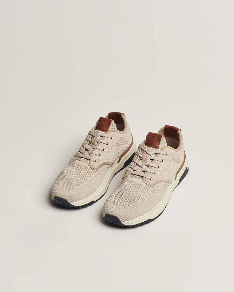 Herre | GANT Jeuton Mesh Sneaker Taupe | GANT | Jeuton Mesh Sneaker Taupe